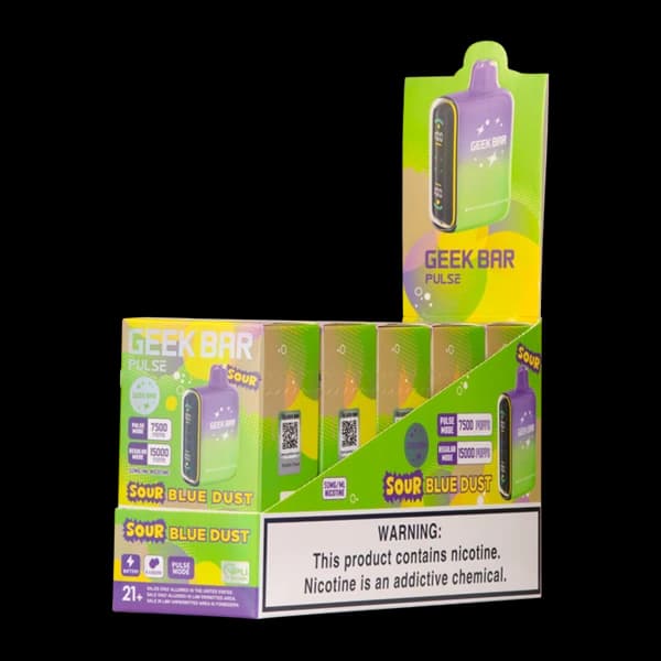 Sour Blue Dust Geek Bar Pulse product image